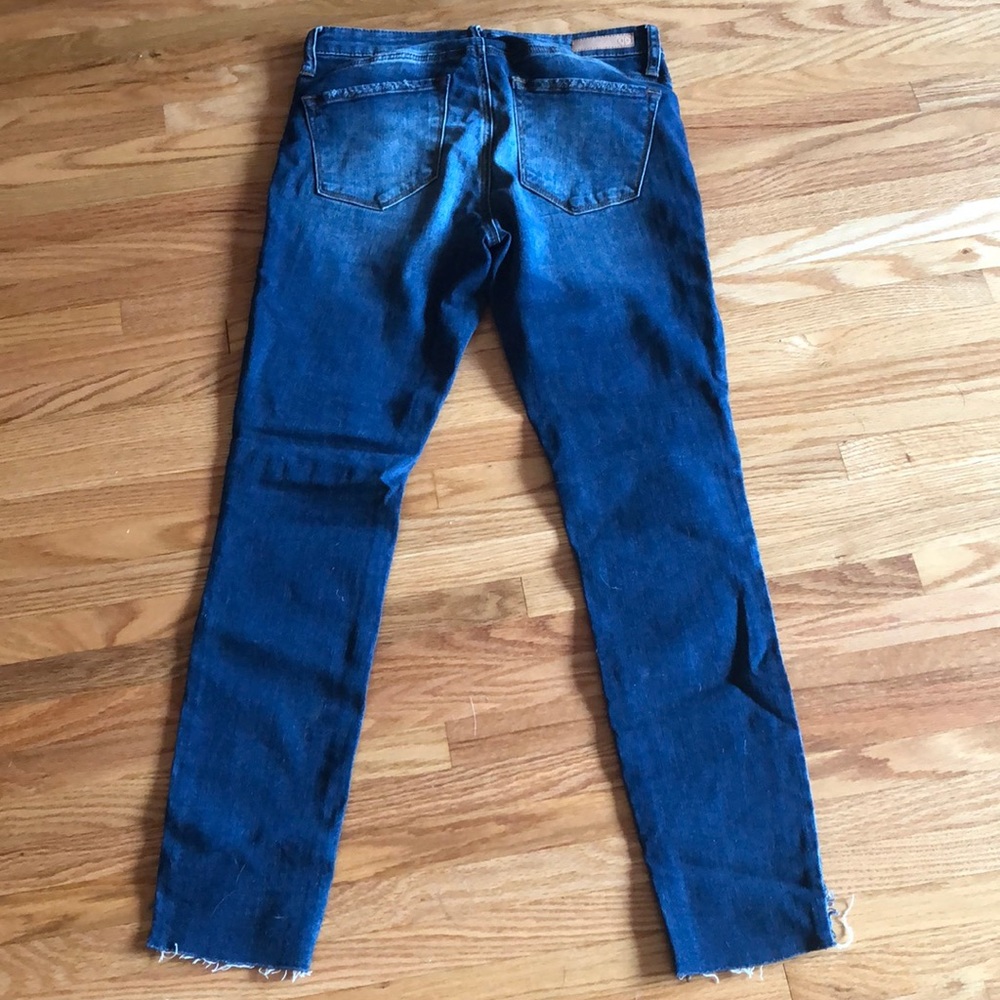 ✖️sold✖️BP Ripped Step Hem Skinny Jeans - Picture 3 of 6